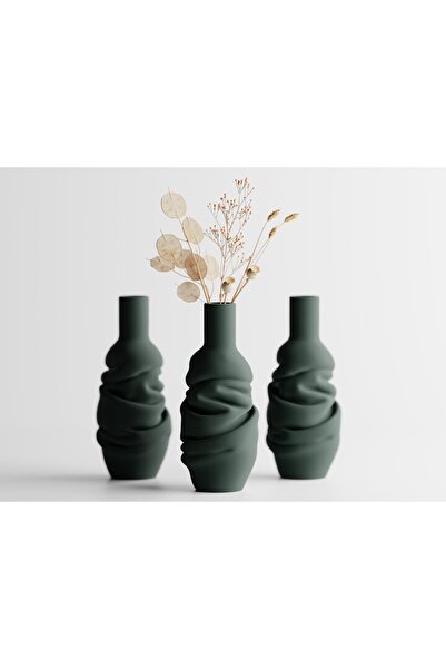 LayerCrew Vază decorativă Volo 20 cm 8.5 cm 8.5 cm Forest Green