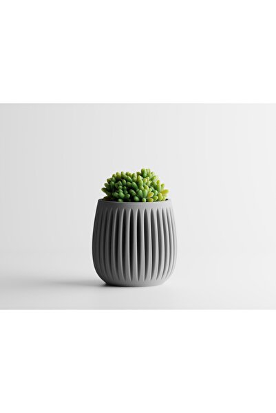 LayerCrew Ghiveci decorativ Columna 10 cm 10.2 cm 10.2 cm Ash Gray