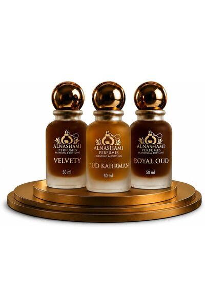 ALNASHAMI PERFUMES Luxury Arabic Perfume Collection, 3 x 50ml | Velvety, Oud ...