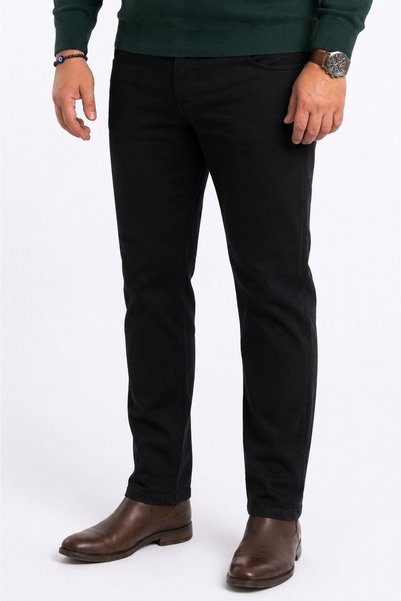 Denim 36 Size Black Long Length Men's Lycra Classic Cut Jeans