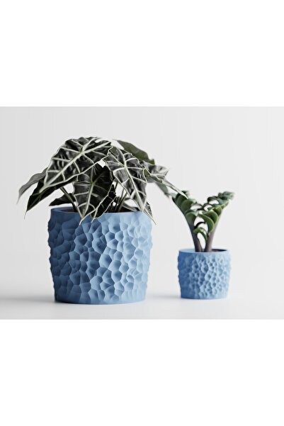 LayerCrew Ghiveci decorativ Cratera 10.2 cm 11.8 cm 11.9 cm Muted Blue
