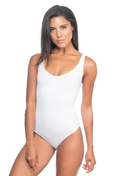 SS HOME CONCEPT White Thick Strap Body Corset