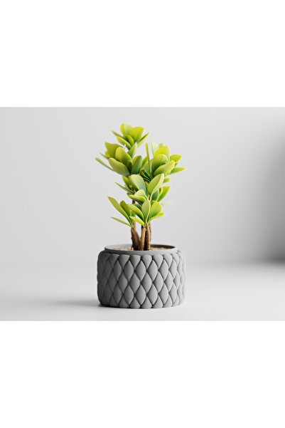 LayerCrew Ghiveci decorativ Tilani 10.5 cm 6.1 cm 10.5 cm Ash Gray