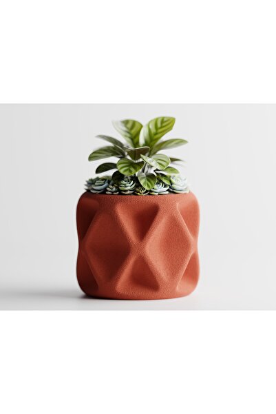 LayerCrew Ghiveci decorativ Tervielle 10 cm 12 cm 12.6 cm Muted Red