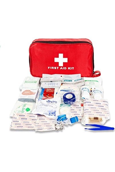 Generic First Aid Kit, 184 Pcs Travel Emergency Survival Kits Portable Outdoo...