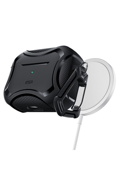 Skin Generics ESR CYBER ARMOR HALOLOCK MAGSAFE APPLE AIRPODS PRO 1 / 2 ΜΑΥΡΟ