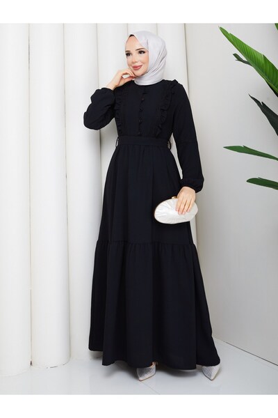 moda periy DAMLA ELBİSE SİYAH