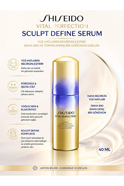 Shiseido Vital Perfection 40 ml - Sıkılaştırıcı & Şekillendirici Yoğun Bakım ...