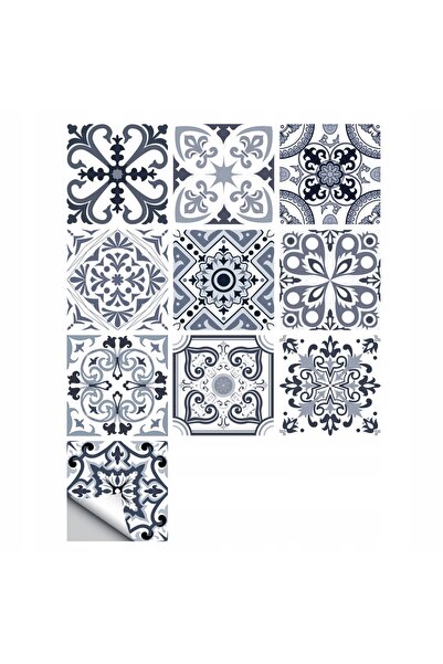 Koanni Plăci autoadezive din PVC tip patchwork, set de 10, tapet 20x20cm zm-0...