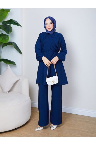 moda periy NİLDA İKİLİ TAKIM LACİVERT