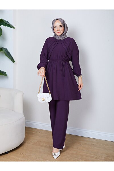 moda periy NİLDA İKİLİ TAKIM LİLA