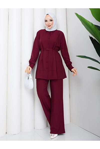 moda periy DİLARA TAKIM BORDO