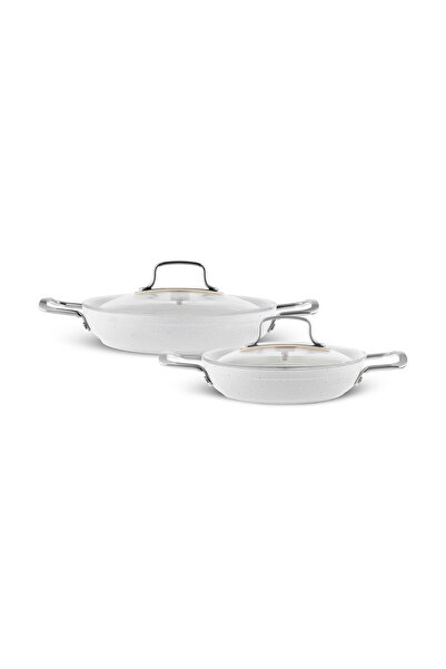 Emsan Biogranit White Stone 4 Piece Sahan Set