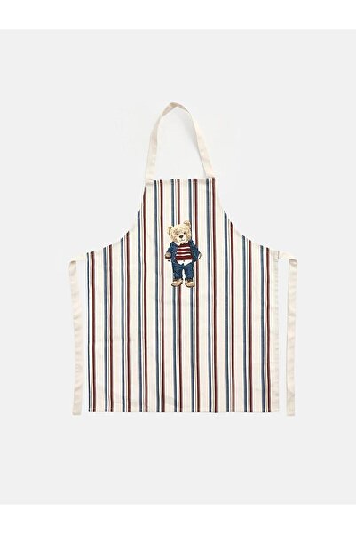 LC Waikiki Mixed Bear Teddy Printed Kitchen Apron (W6)