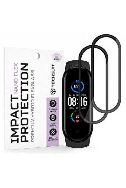 Techsuit Folie Protectie Nano Flex pentru Xiaomi Smart Band 6 / 5, Set 2 buca...