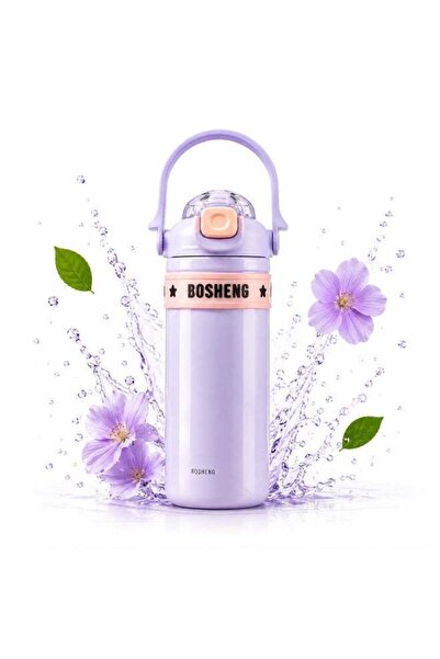 Generic BOSHENG Kids Water Bottle with Flip-Top Lid and Carry Handle, School-...