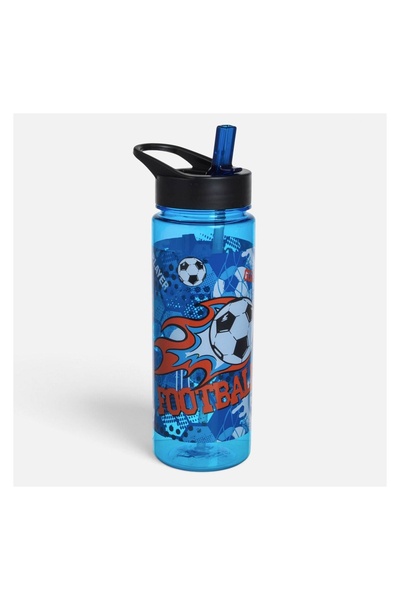 OEM Sticlă de apă din Plastic cu Capac Flip Top Model Fotbal 650 ml pentru copii
