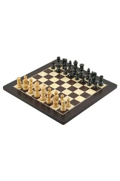 İTALFAMA Set de șah de lux din lemn: Piese din Palisandro Dorato de 6 cm și t...