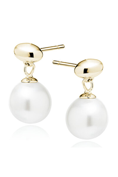 MANAVA Silver earrings with natural pearls - Éclat de Perle
