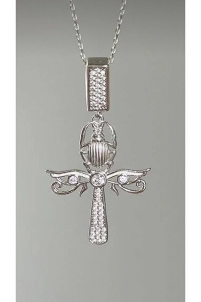 Wind Silver Ankh Kolye 925