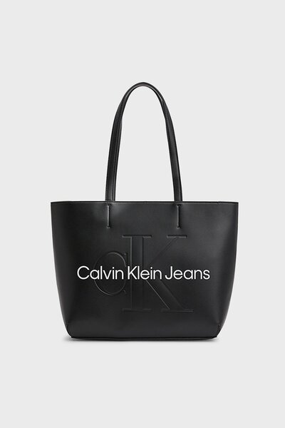 Calvin Klein Zipper Bag with Logo Bds