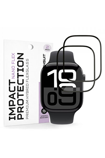 Techsuit Folie de protecție Nano Flex pentru Apple Watch Seria 10 / 11 46mm, ...