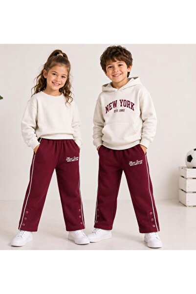 Mavi M7010059 Jeans Printed Children's Sweatpants Claret Red