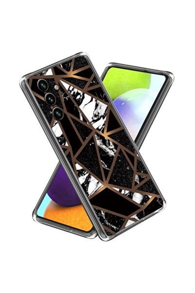 OEM Θήκη TPU Σιλικόνης με Σχέδιο Μαρμάρου σε Γεωμετρικά Μοτίβα για Samsung Ga...
