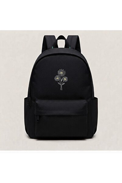 nesebutik Triple Daisy Bouquet Printed School and Daily Backpack