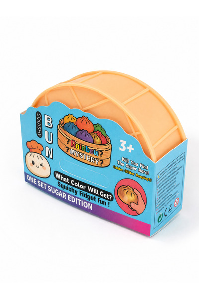 Hişan toys Rainbow Mystery Squishy Bun Şekerleme Temalı Sürpriz Oyuncak