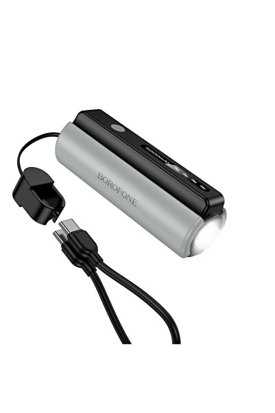 Borofone Power Bank Star (BJ87) με καλώδιο Type C, ενσωματωμένος φακός, 5000m...