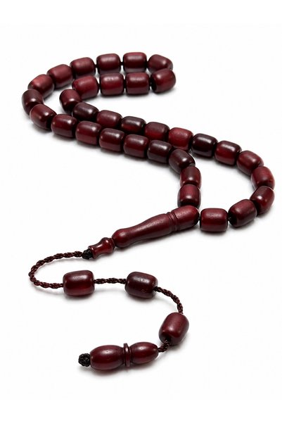 Deniz Elmasları Fiber Capsule Cut Prayer Beads – Compressed Paper Fiber Praye...