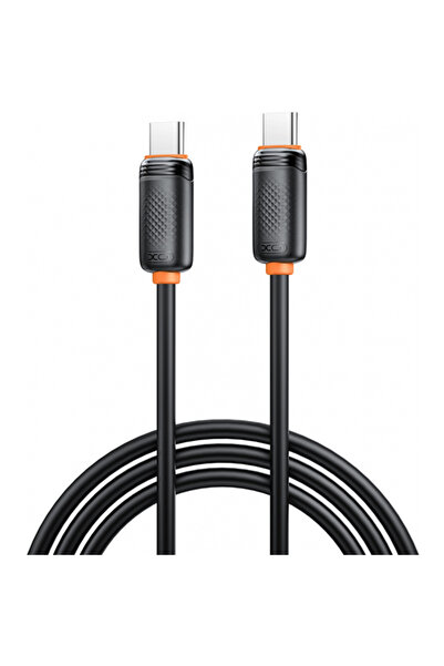 XO Design Cablu Date si Incarcare USB-C - USB-C NB-Q302B, 60W, 1m, Negru