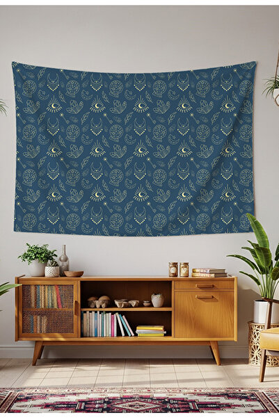 GREENDECOR Bohemian Mandala and Mystical Symbols Patterned Tarot Themed Wall ...