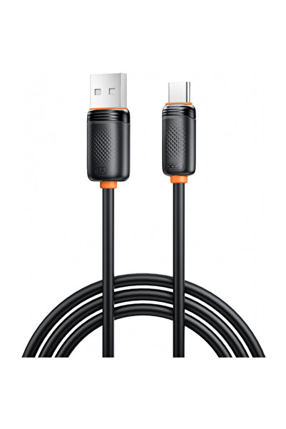 XO Design Cablu Date si Incarcare USB-A - USB-C NB302, 18W, 1m, Negru