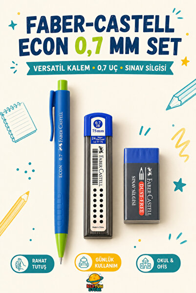 neptünstore قلم فابر كاستل إيكون متعدد الاستخدامات بسمك 0.7 مم، مجموعة من 24 ...