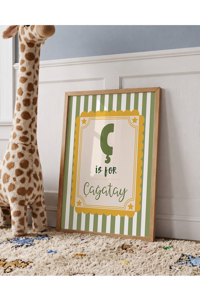 luxorpixels (Çerçevesiz) Kişiselleştirilebilir Çocuk Odası Poster ,