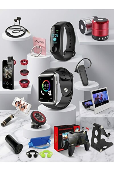 Generic Brand بكج ملحقات إلكترونية 14 في 1 للجوال والسيارة والألعاب والتصوير ...