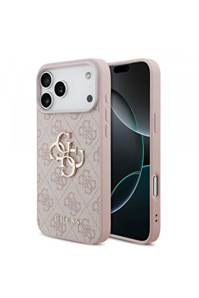 Guess Husa pentru Apple iPhone 18 Pro / 17 Pro, Guess, 4G Big Logo, Roz