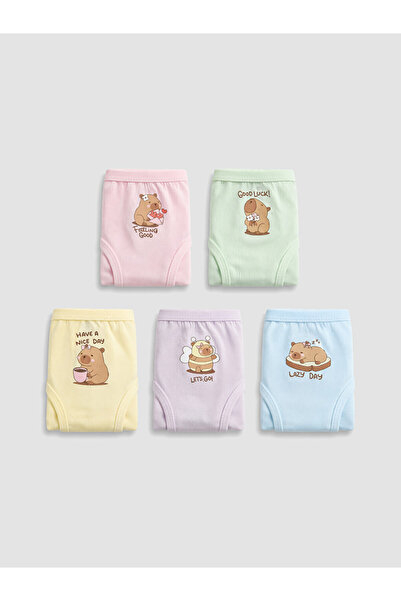 LC Waikiki LCW Kids Printed Girl's Panties Pack of 5