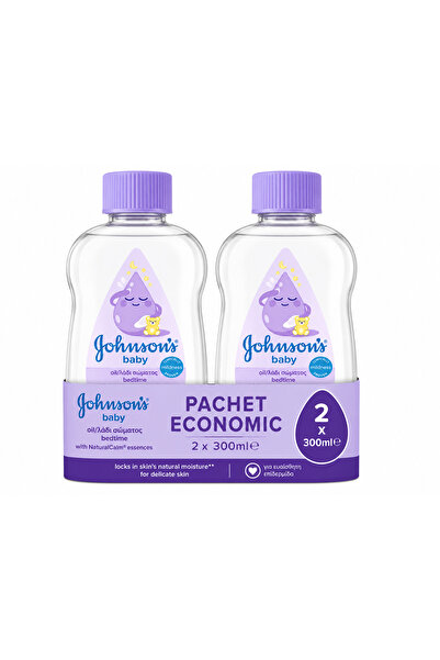 Johnson's Johnson’s Baby Oil Bedtime, Pachet Economic 2 x 300 ml, Ulei de Cor...