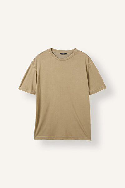DeFacto Tricouri - Kaki - Regular fit