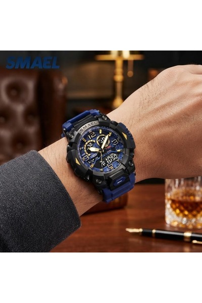 SMAEL Dijital Ve Analog Erkek Kol Saati