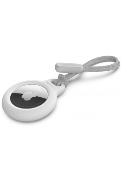 OEM Husa Belkin Strap pentru Apple AirTag, Alba F8W974btWHT