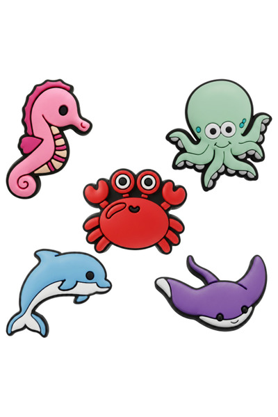OEM Sticker 3D Ocean pentru Husa Telefon / Tableta, Set 5 bucati, Multicolor