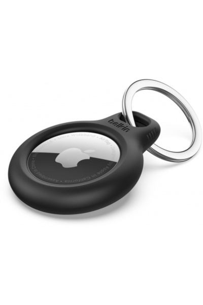 OEM Husa Belkin Key Ring pentru Apple AirTag, Neagra F8W973btBLK
