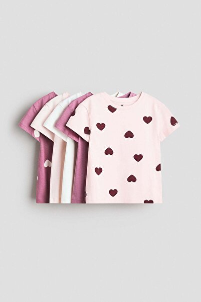 H&M مجموعة من 5 قمصان