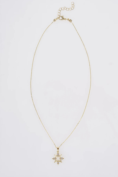 Kayra Minimal Star Necklace Gold