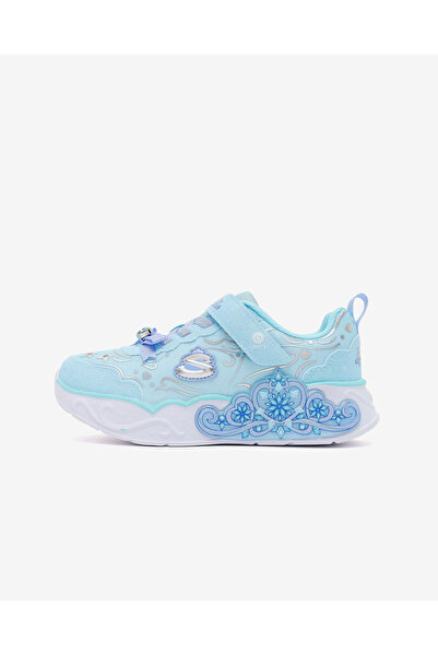 SKECHERS PRINCESS STEPS Büyük Kız Çocuk Mavi Işıklı Spor Ayakkabı 303732L LTBL