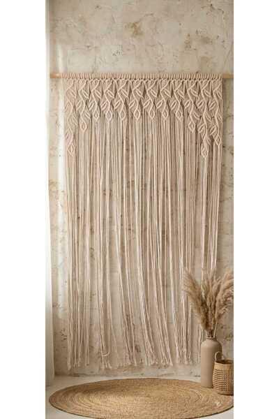 ELFİDAA WOOD Macramé Curtain